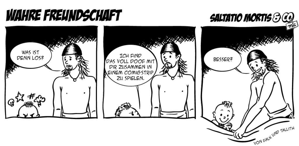 Saltatio Mortis Comic Strips Wahre Freundschaft