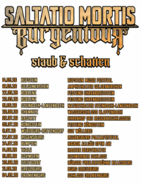 tourdates Burgentour Tourdates Staub & Schatten